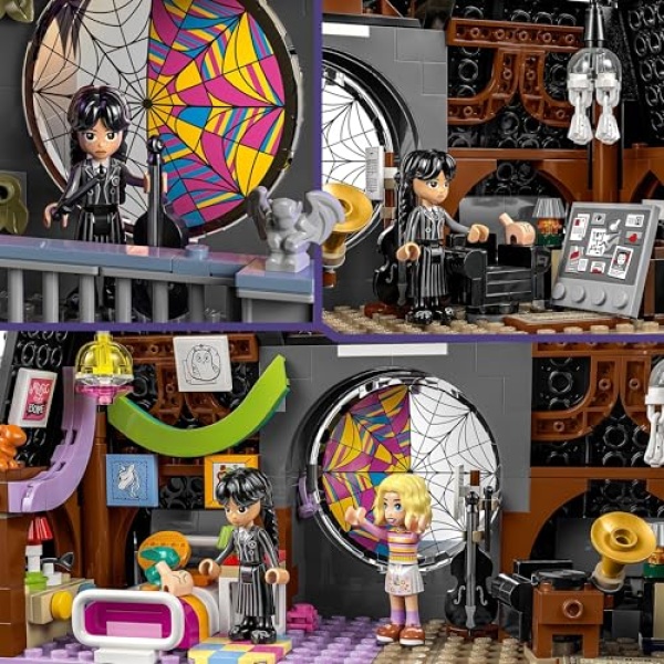 LEGO Wednesday & Enid's Dorm Room Set with Mini-Dolls 76781 - Image 3
