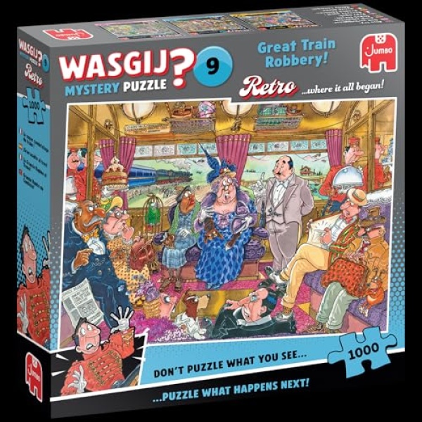 Wasgij Retro Mystery 9 Great Train Robbery Puzzle - Image 7