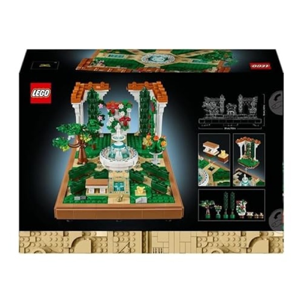 LEGO Icons Fountain Garden Home Decor Set for Adults 10359 - Image 5