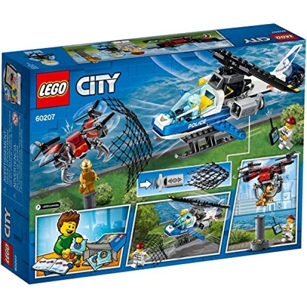 LEGO City Sky Police Drone Chase Toy  Helicopter - 60207 - Image 4