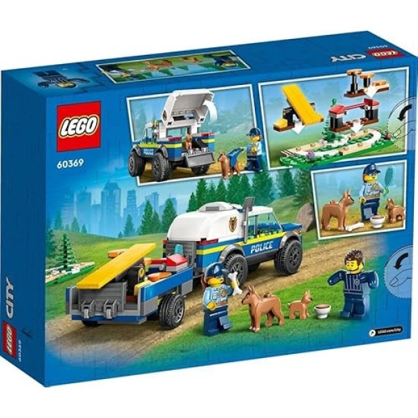 LEGO City Mobile Police Dog Training Set with Toy Car 60369 - Image 3