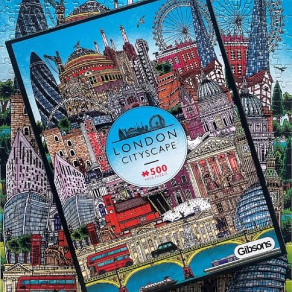 Gibsons London Cityscape 500 Piece Jigsaw Puzzle - Image 3