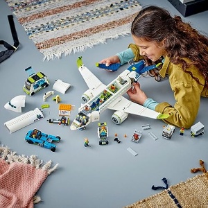 LEGO City Passenger Aeroplane Toy & 4 Airport Vehicles 60367