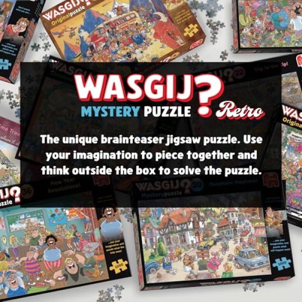 Wasgij Retro Mystery 9 Great Train Robbery Puzzle - Image 3