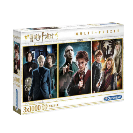 Harry Potter Licensed 3 x 1000 Piece Jigsaw Puzzle