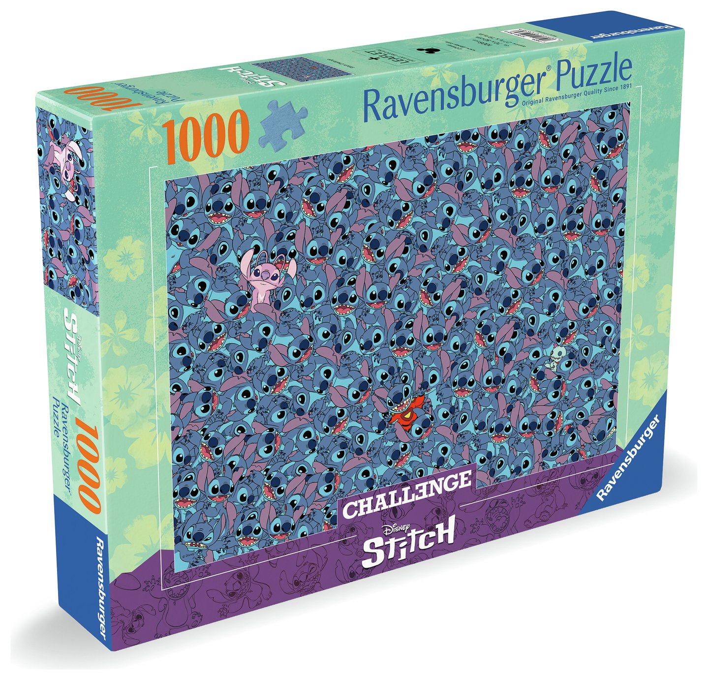 Disney Stitch Challenge 1000 Pieces Jigsaw Puzzle
