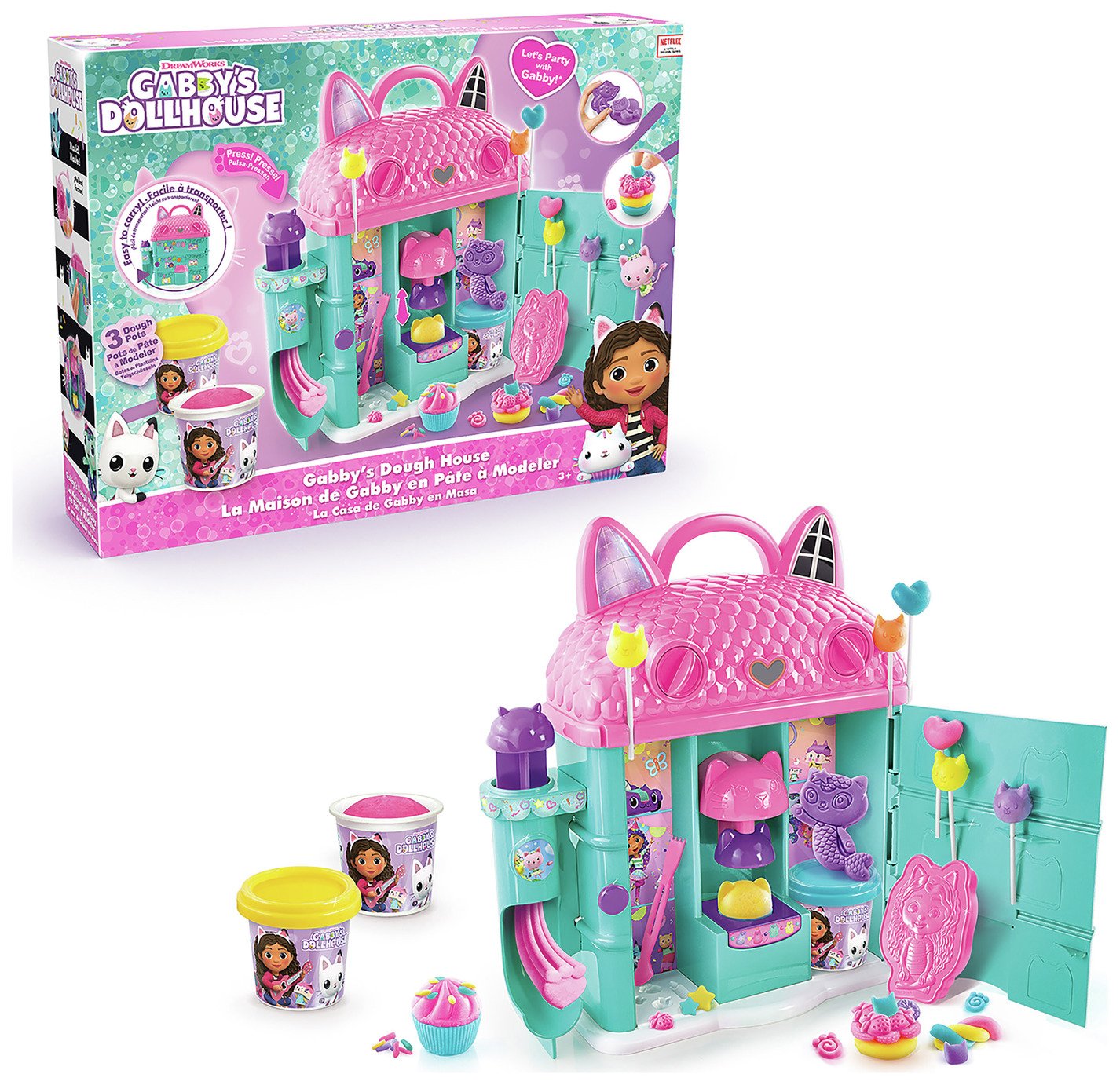 Gabby's Dollhouse House Dough Kit