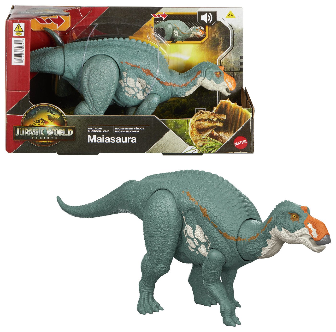 Jurassic World Rebirth Wild Roar Maiasaura Dinosaur Toy