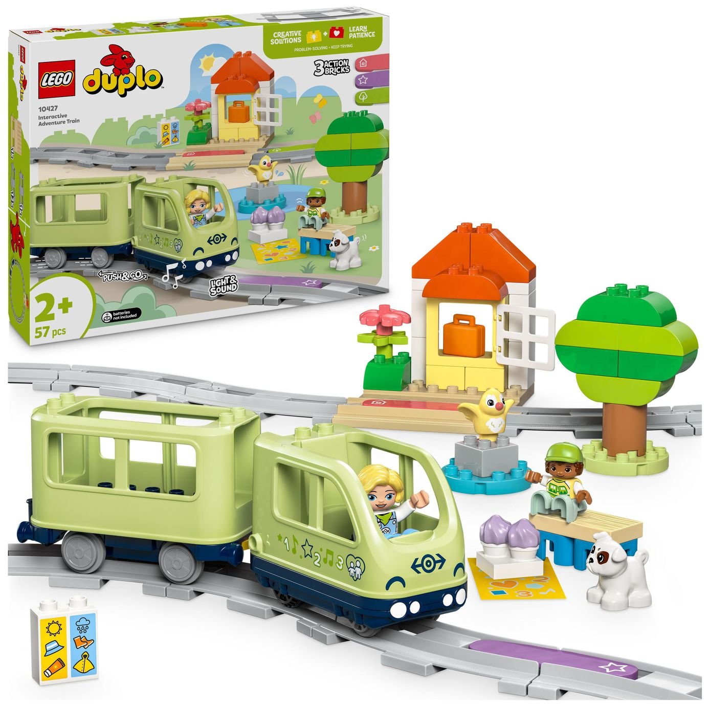 LEGO DUPLO Interactive Adventure Train Building Toy 10427