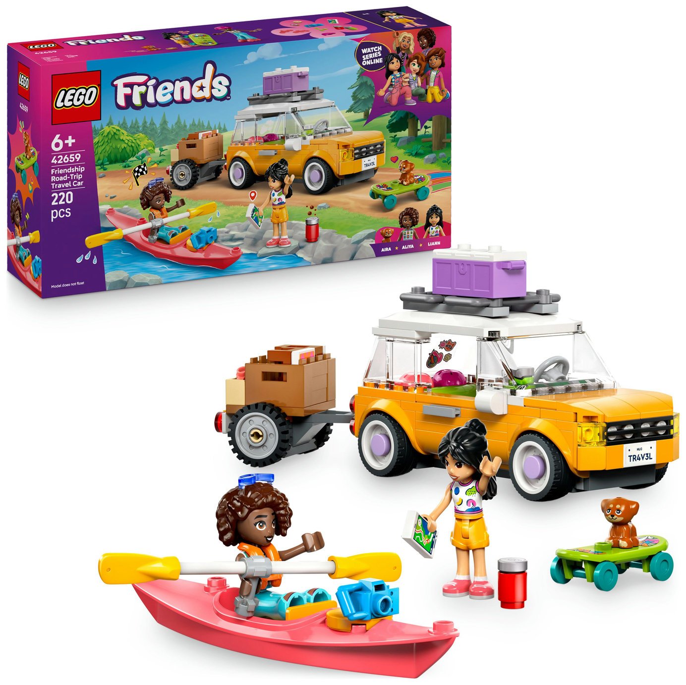 LEGO Friends Friendship Road-Trip Travel Car Toy Set 42659