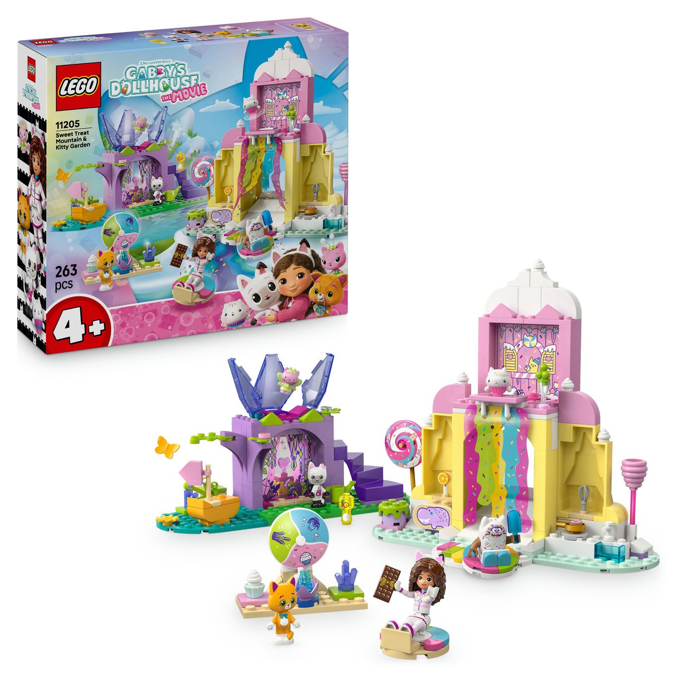 LEGO Gabby's Dollhouse Treat Mountain & Kitty Garden 11205
