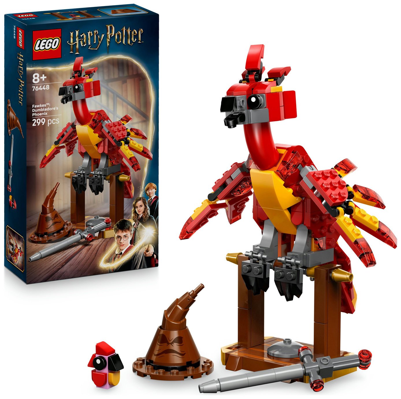 LEGO Harry Potter Fawkes: Dumbledore's Phoenix Toy Set 76448