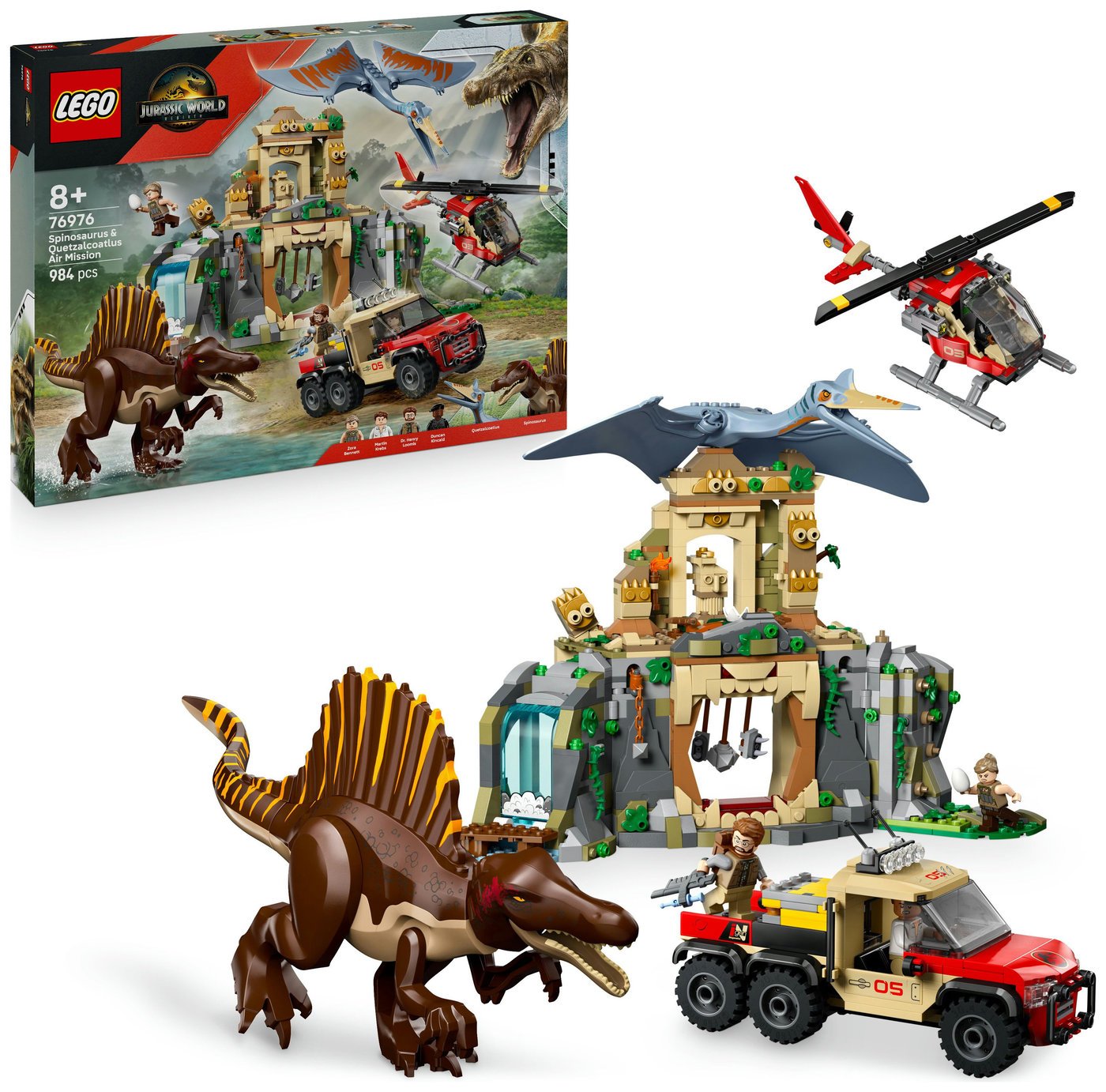 LEGO Jurassic World Spinosaurus & Quetzalcoatlus 76976