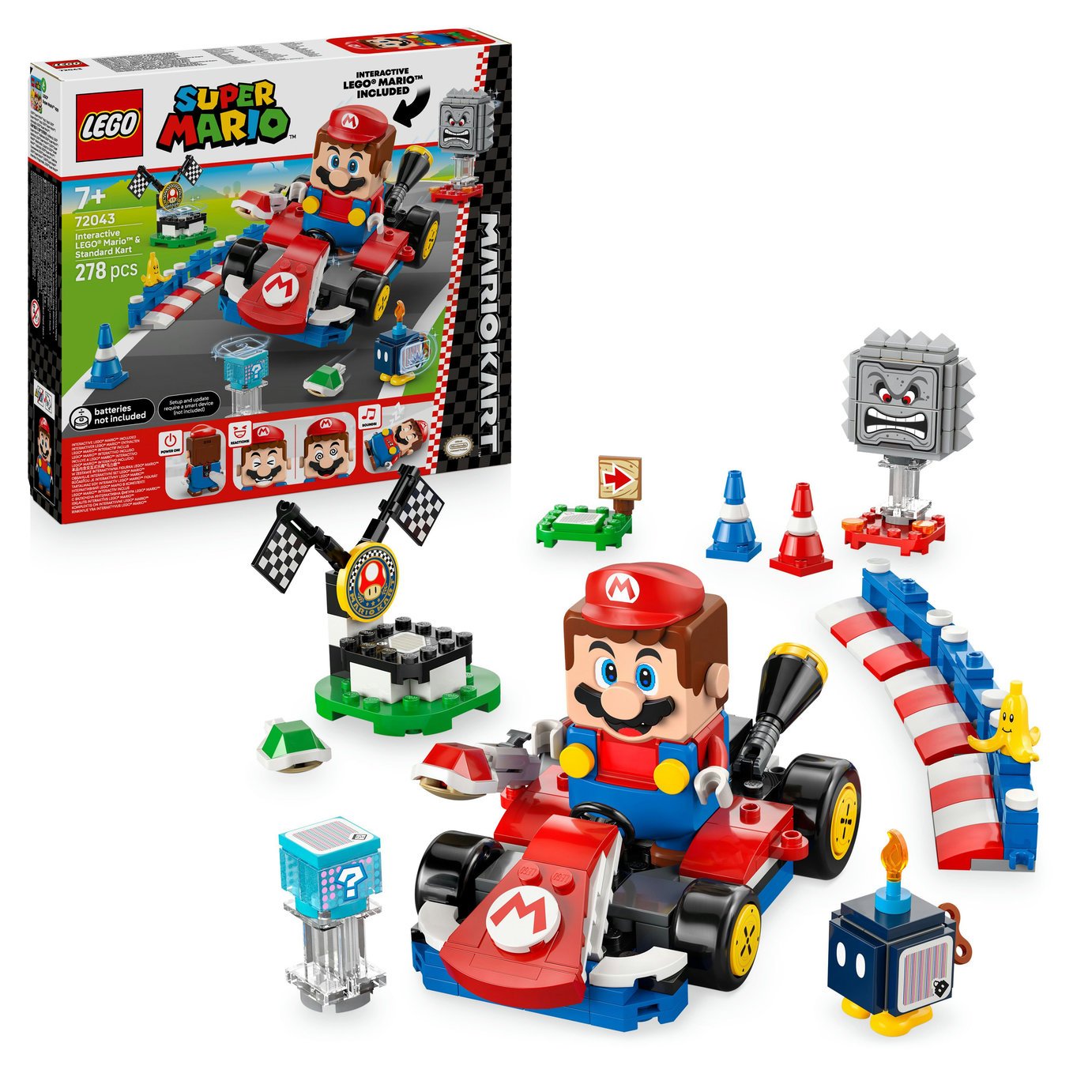 LEGO Mario Kart - Interactive Mario & Standard Kart 72043