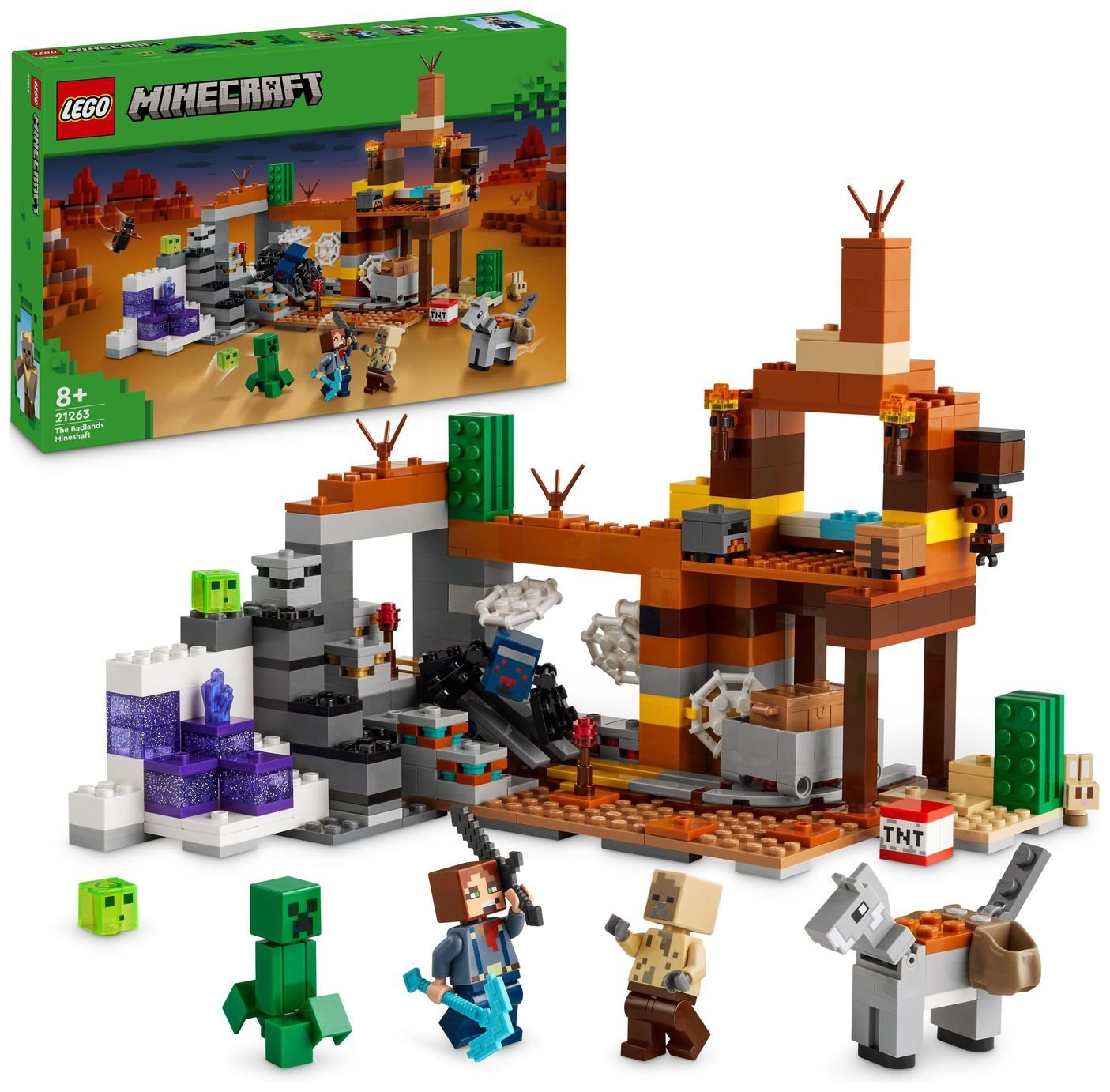 LEGO Minecraft The Badlands Mineshaft Video-Game Toy 21263
