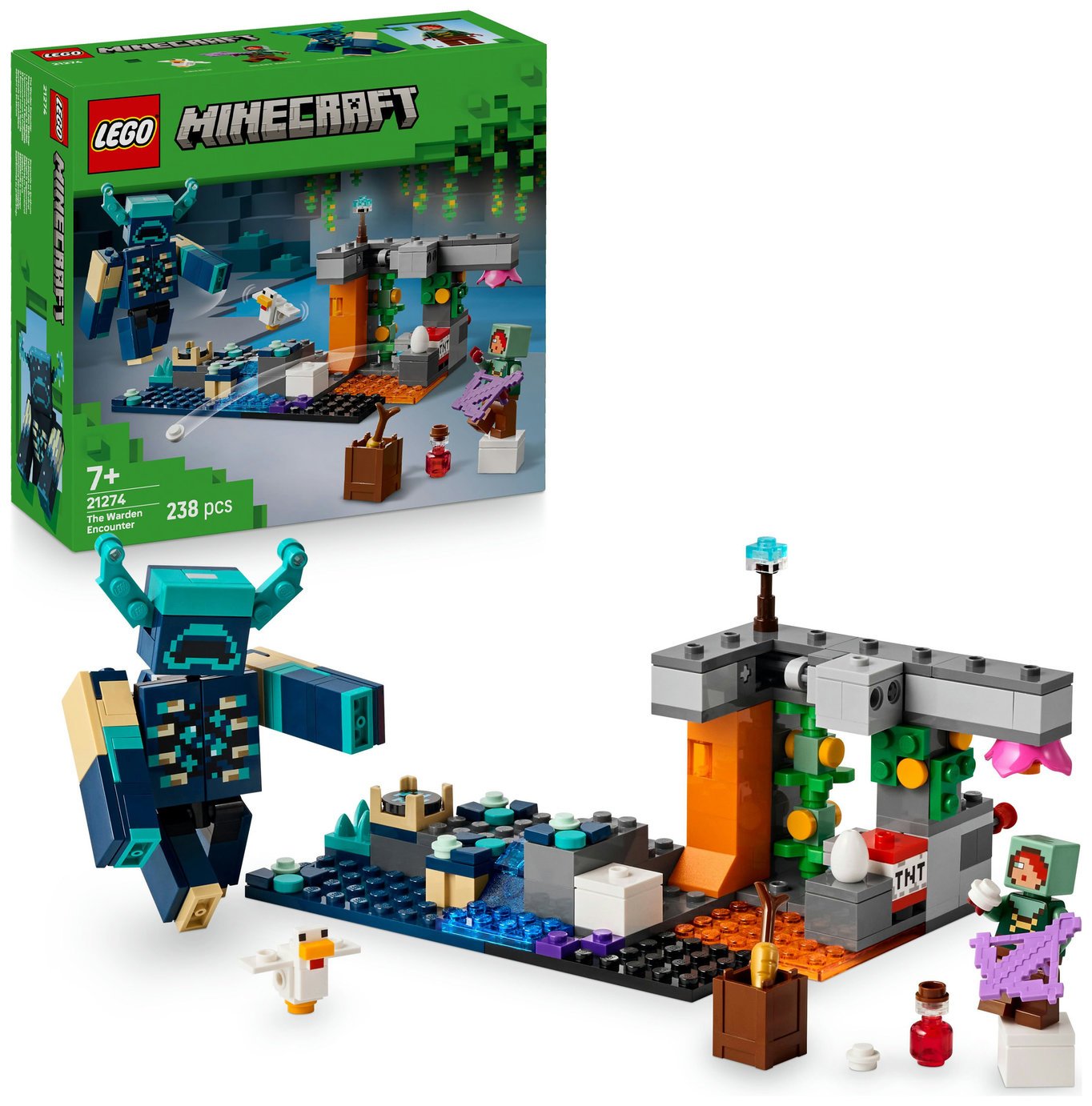 LEGO Minecraft The Warden Encounter Interactive Toy 21274