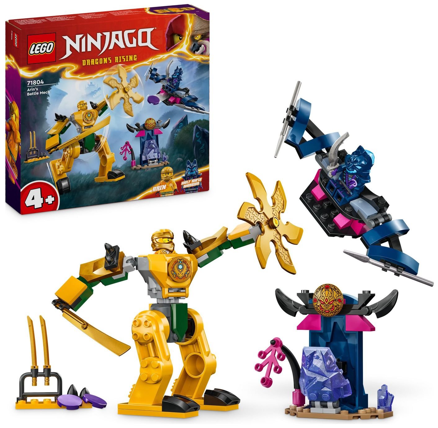 LEGO NINJAGO Arin's Battle Mech Action Figure Toy Set 71804