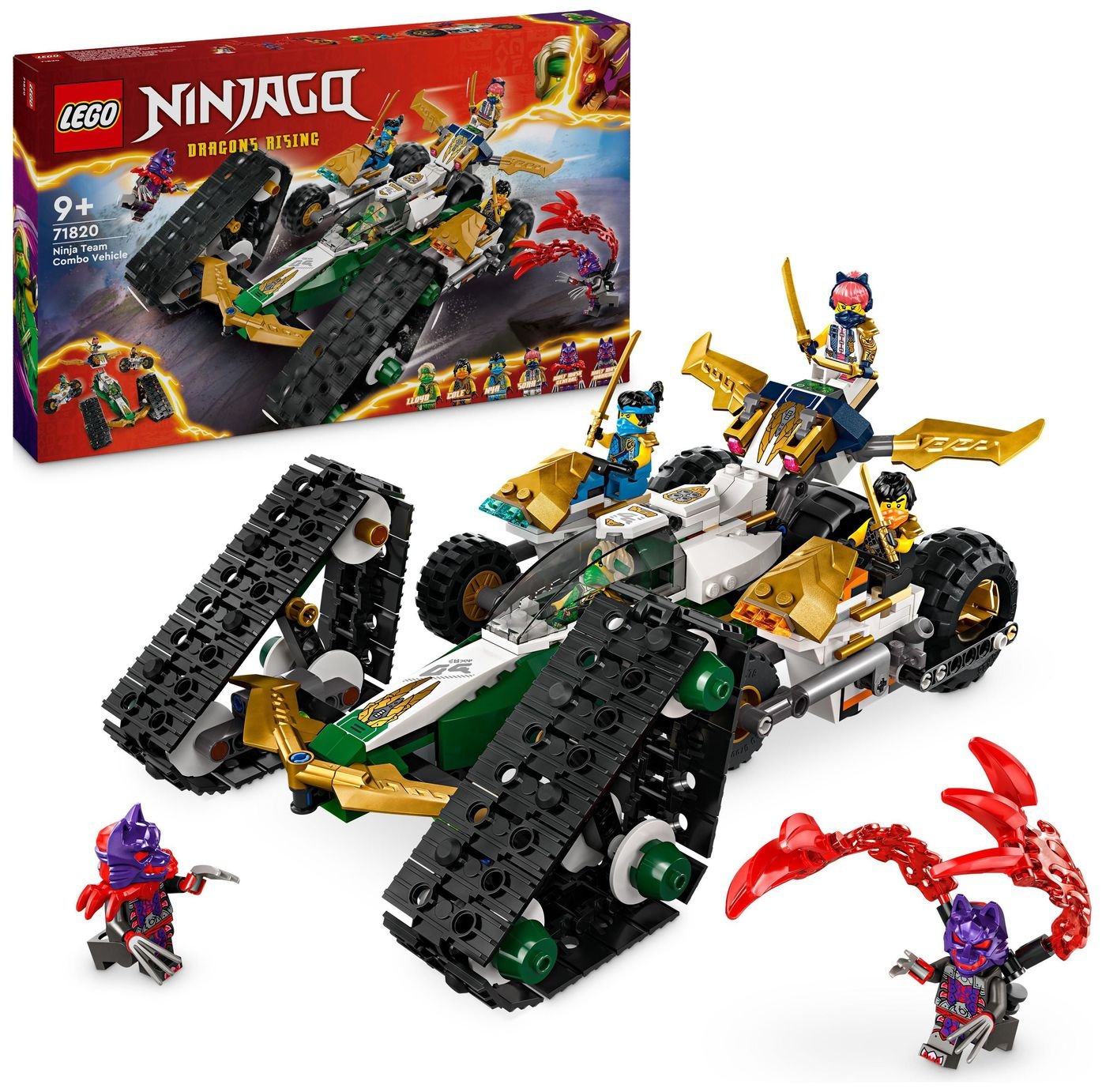LEGO NINJAGO Ninja Team Combo Vehicle Ninja Toy Set 71820