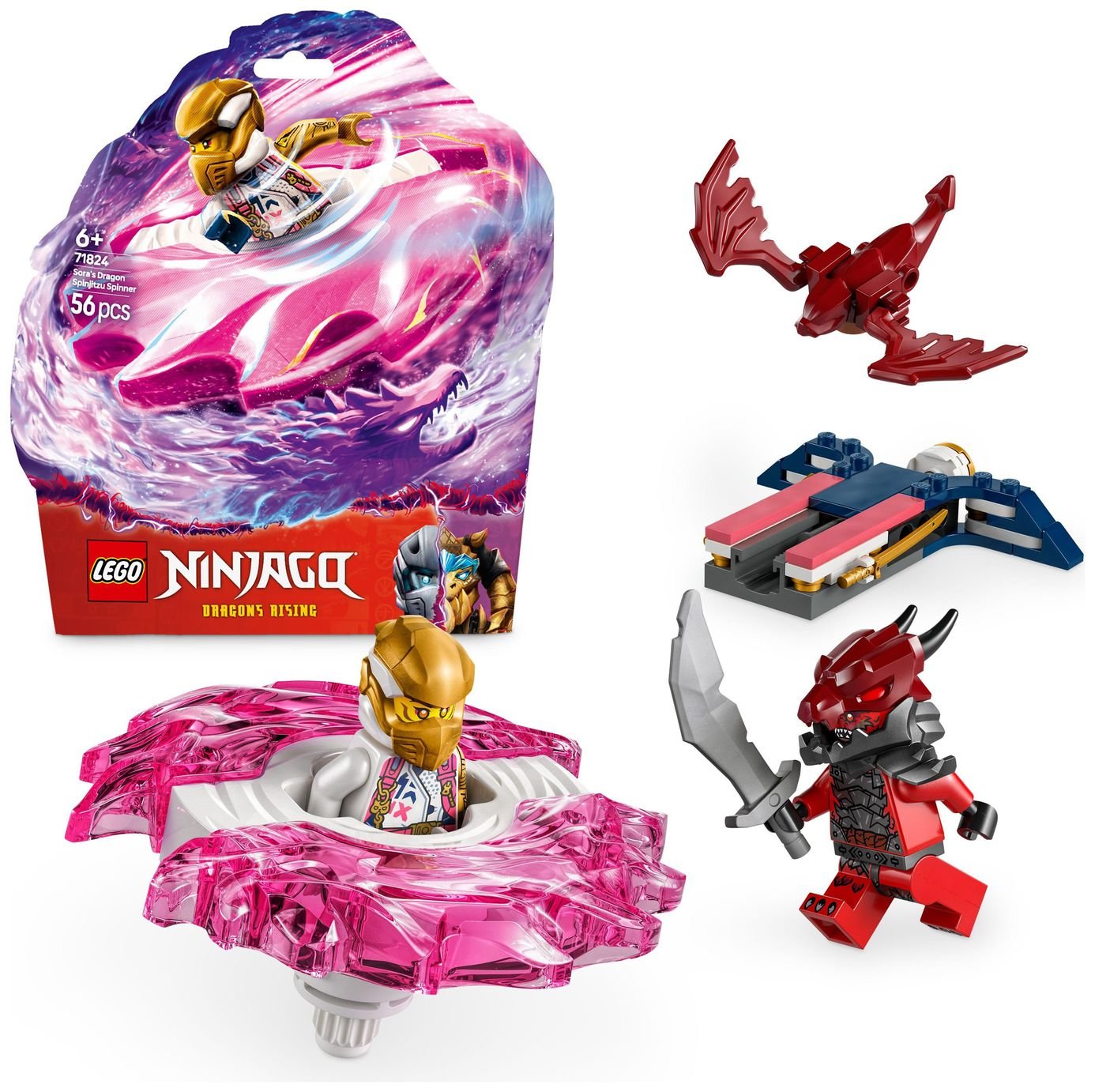 LEGO NINJAGO Sora's Dragon Spinjitzu Spinner Toy 71824