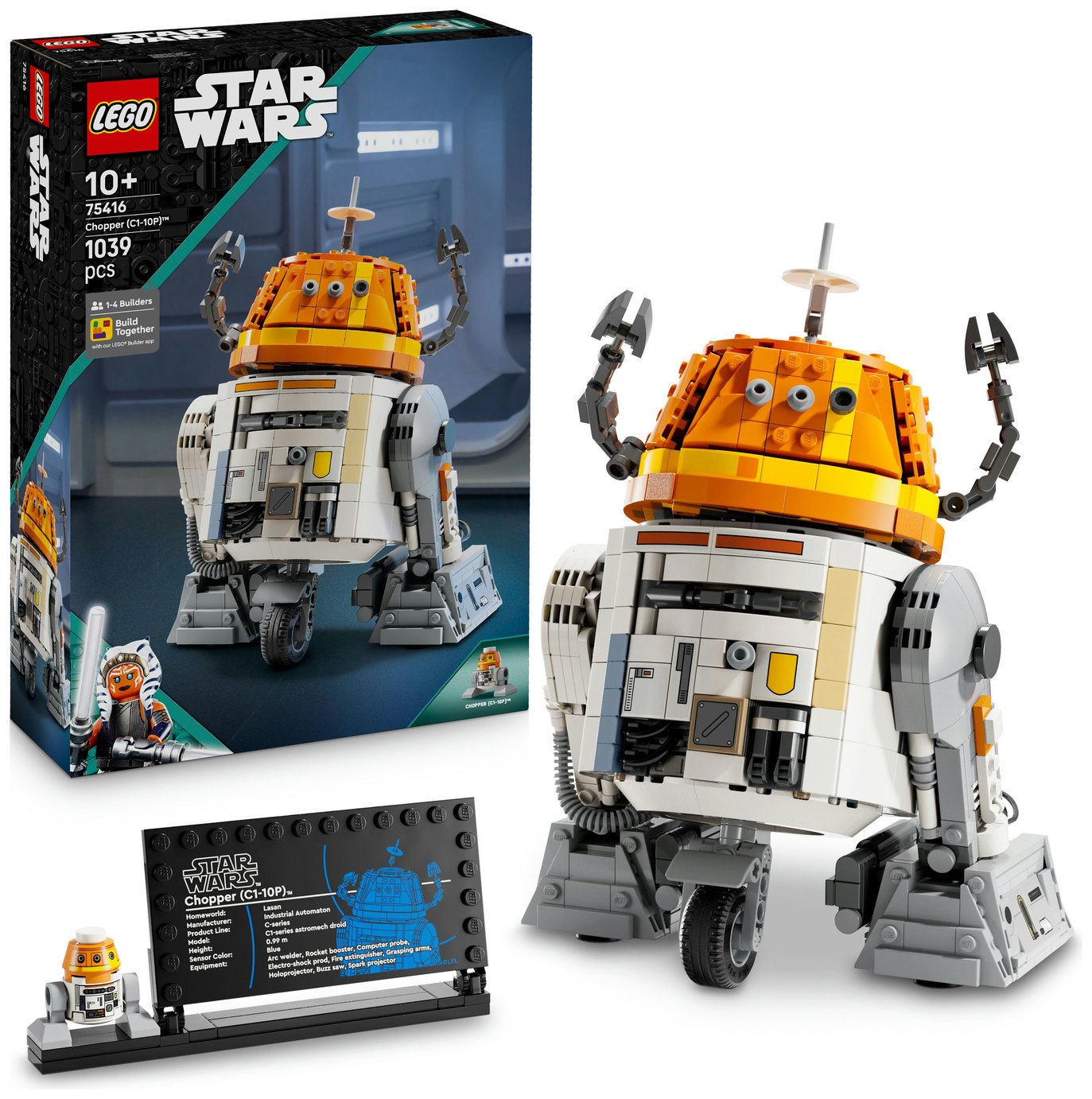 LEGO Star Wars Ahsoka Chopper (C1-10P) Astromech Droid 75416