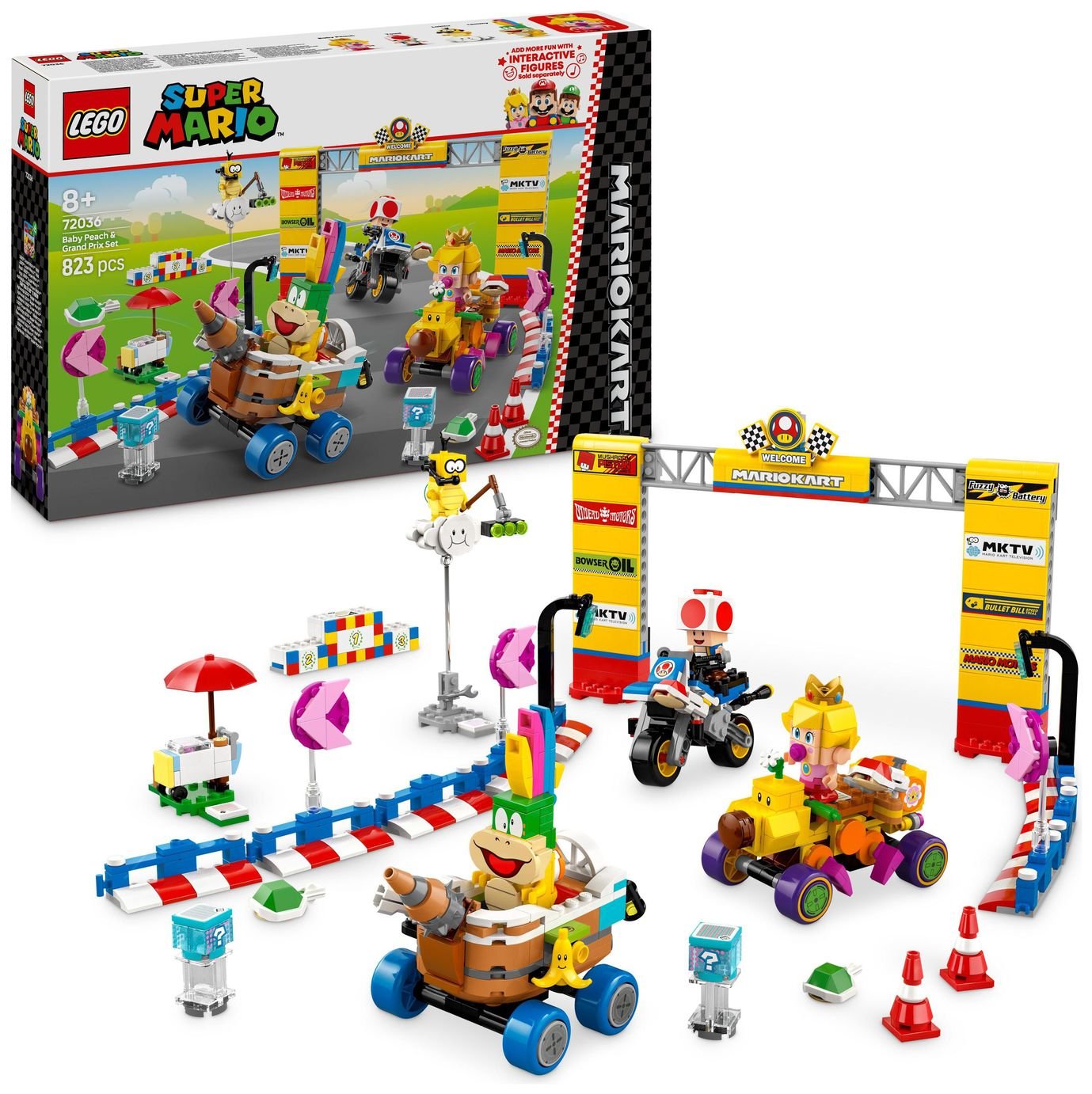 LEGO Super Mario Kart - Baby Peach & Grand Prix Set 72036