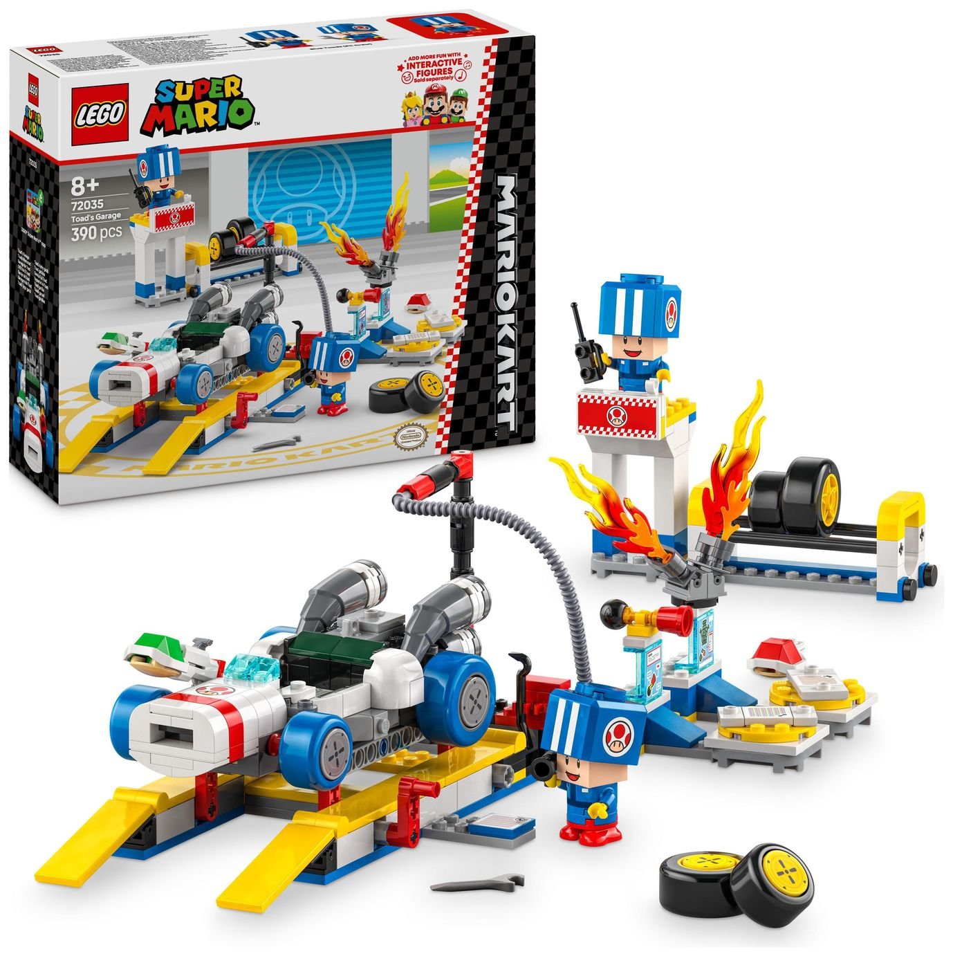LEGO Super Mario: Mario Kart - Toad's Garage Toy Set 72035