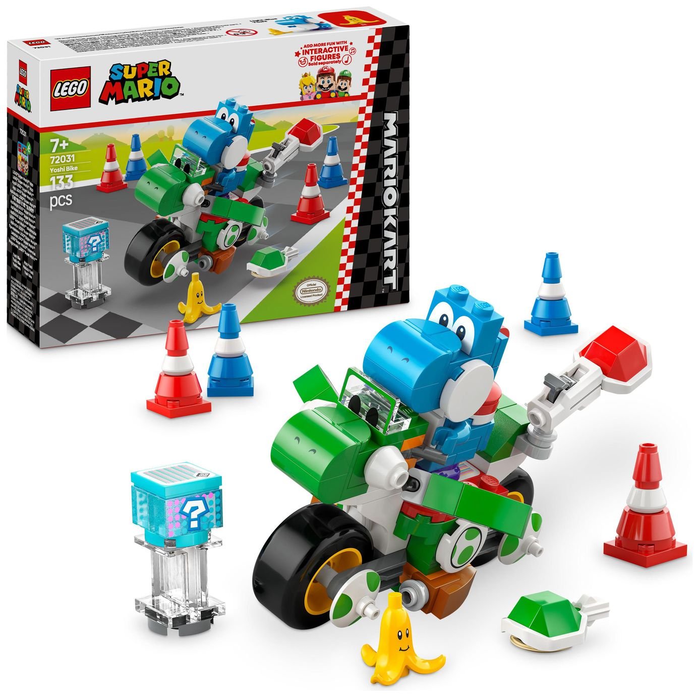 LEGO Super Mario: Mario Kart - Yoshi Bike Toy Set 72031