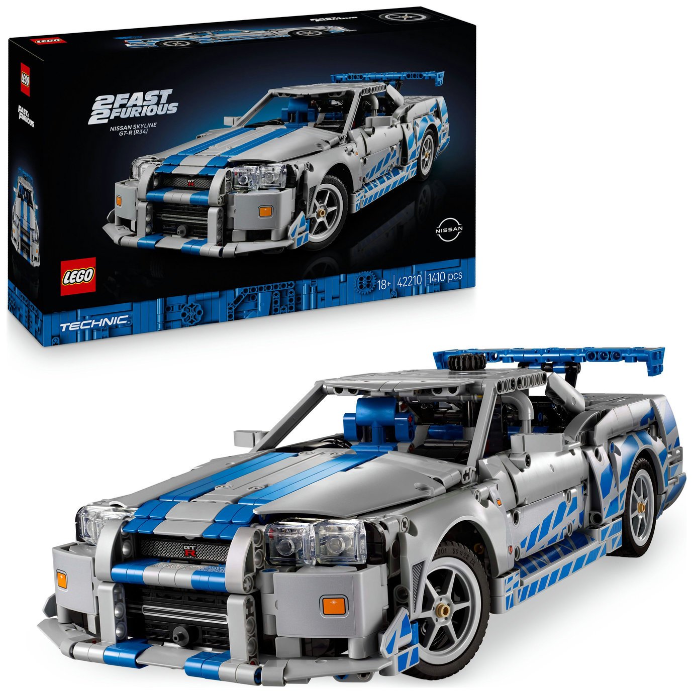 LEGO Technic 2 Fast 2 Furious Nissan Skyline GT-R R34 42110