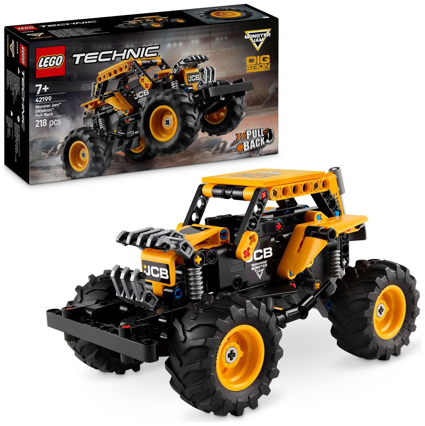 LEGO Technic Monster Jam DIGatron Pull-Back Truck Toy 42199