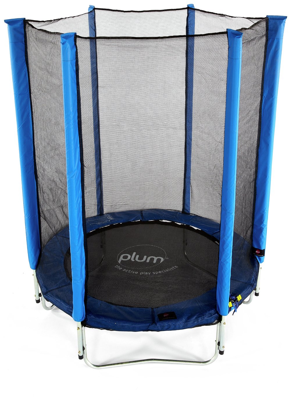 Plum 4.5ft Kids Trampoline with Enclosure - Blue