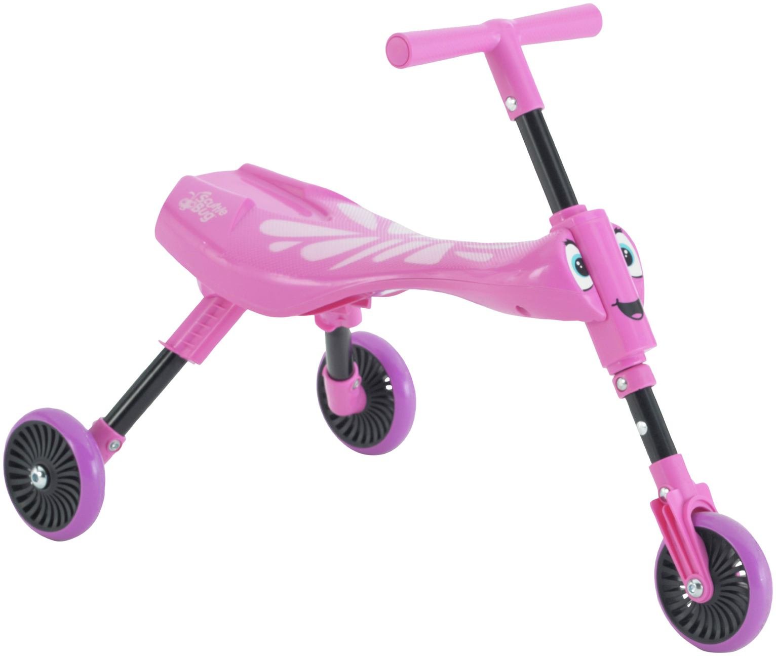 Scuttlebug Butterfly Ride On - Pink and Purple