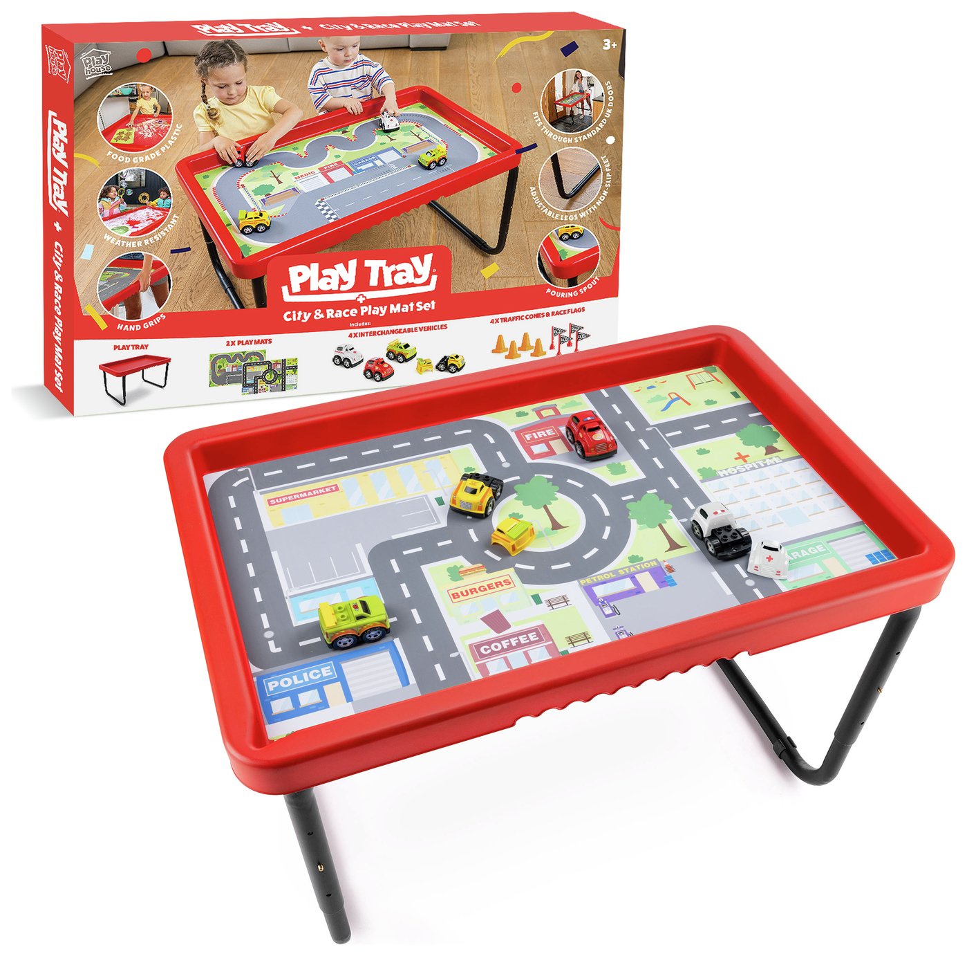 Toyrific City and Race Play Mat Set