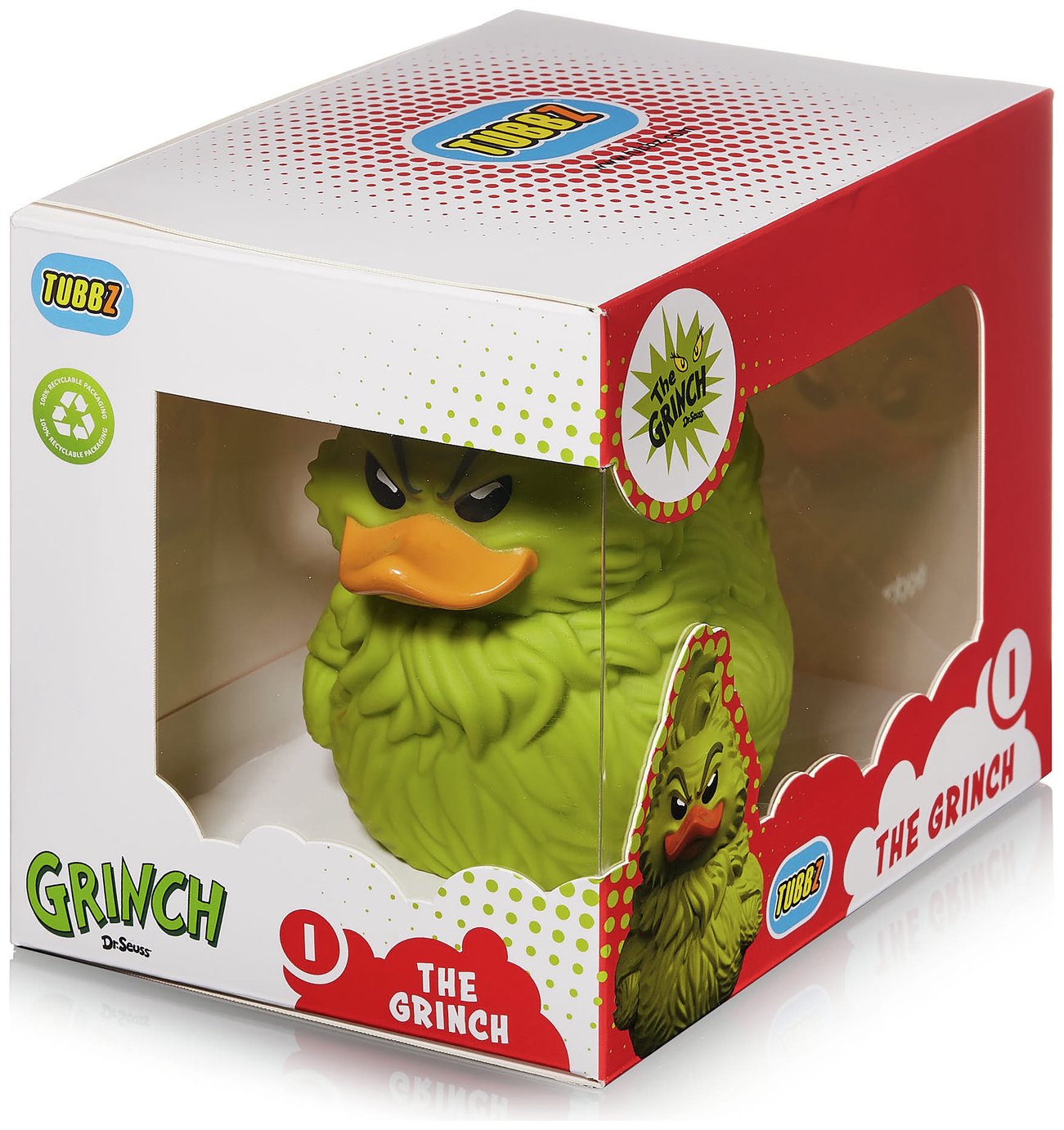 Tubbz Dr. Seuss The Grinch Rubber Duck Boxed Edition
