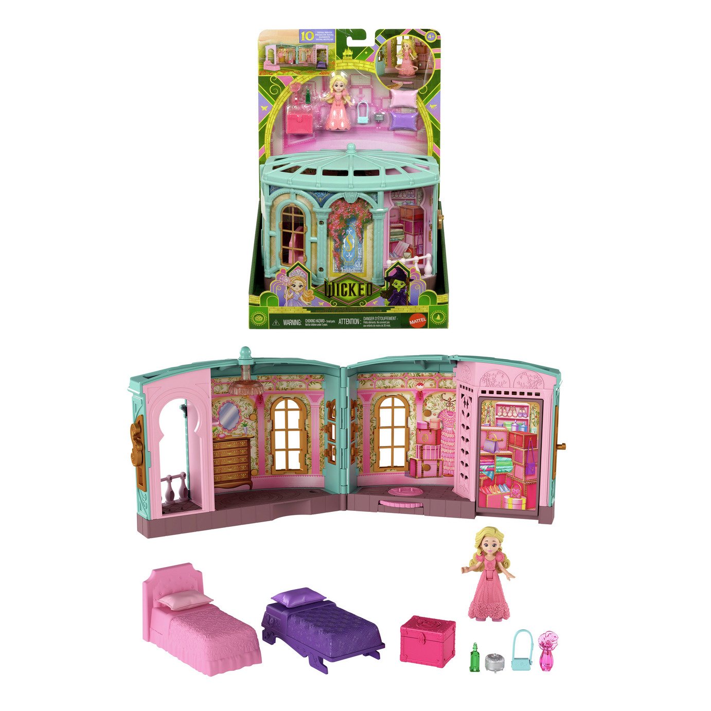 Wicked So Popular Dorm Small Doll Playset & Accessories